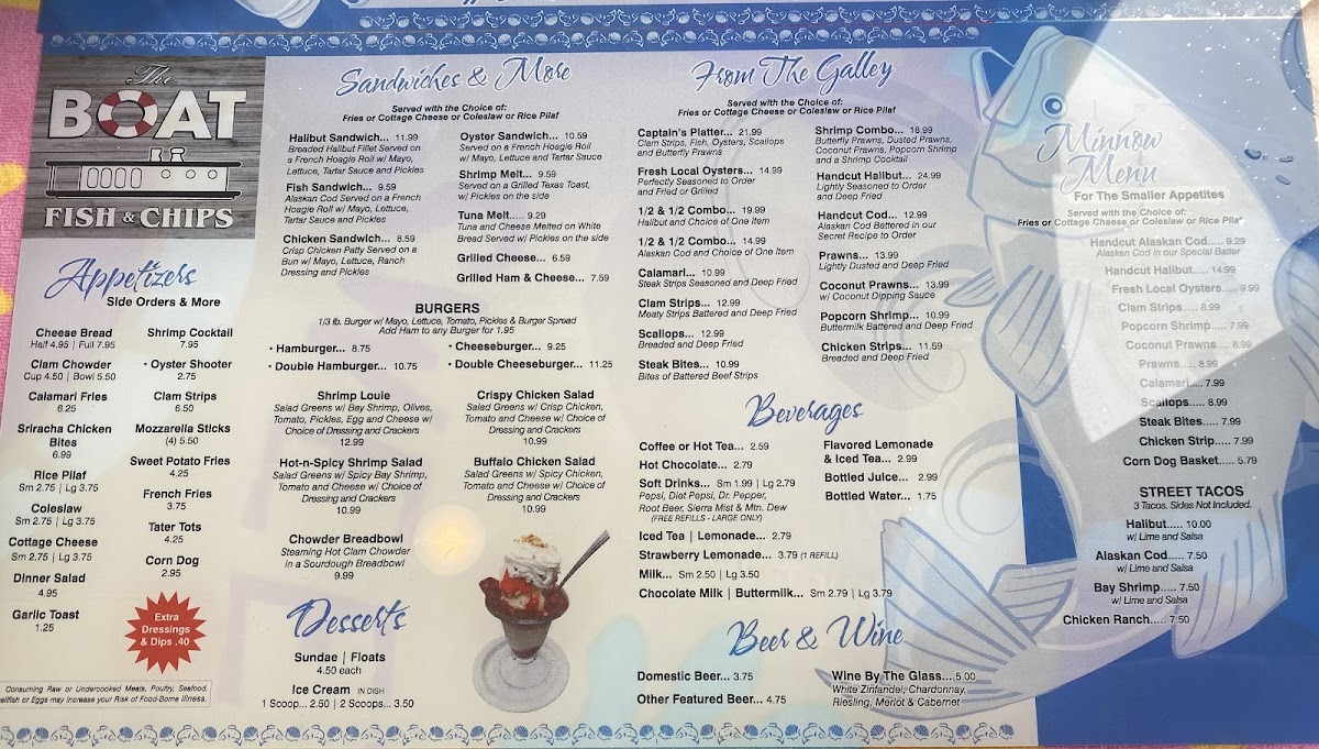 The Boat Fish & Chips Menu - Image 6